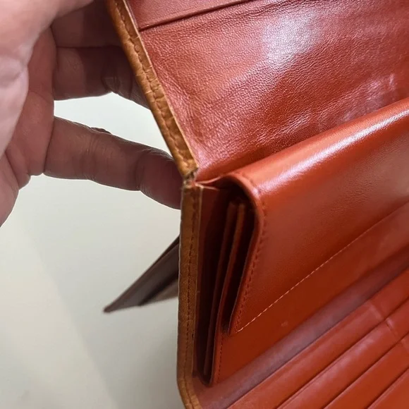 MCM COGNAC VISETOS TRIFOLD WALLET a WITH CARD HOLDER - Picture 11 of 16